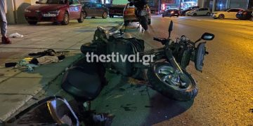 Θεσσαλονίκη: Σοβαρό τροχαίο ΙΧ με μηχανάκι-Στο νοσοκομείο 61χρονος[video]