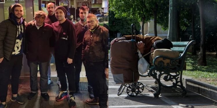 Alldaynews.gr Παρέα νεαρών πλήρωσε ξενοδοχείο σε άστεγο για να μην κοιμηθεί στο κρύο – Χαμός και προσφορά από κόσμο με ρούχα και σπίτι