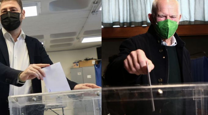 Εκλογές ΚΙΝΑΛ: Ανδρουλάκης και Παπανδρέου στον δεύτερο γύρο – Τρίτος ο Λοβέρδος