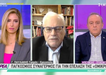Alldaynews.gr Παυλάκης: Έρχεται τσουνάμι θανάτων λόγω της Όμικρον – Κλείσιμο τώρα