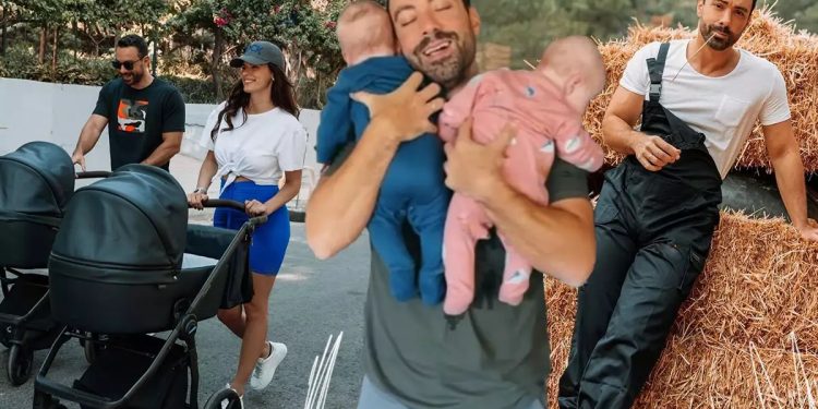 Σάκης Τανιμανίδης – Χριστίνα Μπόμπα: Οι κόρες τους έχουν το «σημάδι του πελαργού»