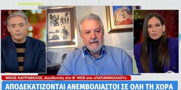 Alldaynews.gr Καπραβέλος: «Τα μέτρα πρέπει να παρθούν τώρα – Η μετάλλαξη Ομικρον θα φέρει τσουνάμι κρουσμάτων» (video)