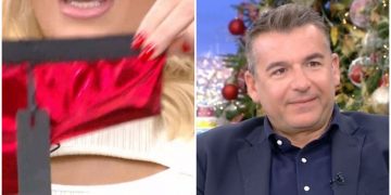 Έχασε τα λόγια του ο Λιάγκας με το εσώρουχο που έδωσε η Κάβουρα στην Σκορδά (video)