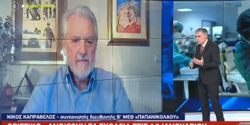 Alldaynews.gr Καταπέλτης ο Νίκος Καπραβέλος: «Η τραγωδία θα είναι ολέθρια-Θα έχουμε ανοιχτά σχολεία και κλειστά νοσοκομεία»