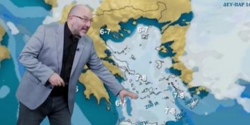 Χιόνι Παντού-Έκπληξη Αρναούτογλου: «Πολλά χρόνια είχα να δω τέτοια εξέλιξη»