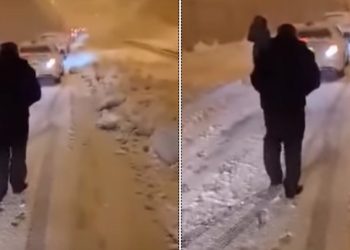 Δείτε βίντεο: Γονιός πήρε το παιδί του αγκαλιά και περπάτησε 2,5 χιλιόμετρα στην Αττική Οδό!