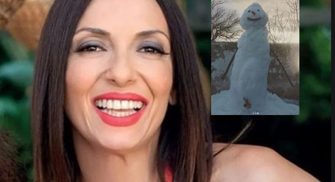 Χαμός με τον Πρόστυχο χιονάνθρωπο της Ματθίλδης Μαγγίρα[photos]