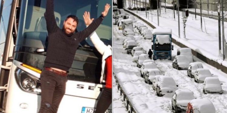 Alldaynews.gr Μάθημα ανθρωπιάς από Κρητικό οδηγό λεωφορείου: Δείτε τί έκανε όταν βρέθηκε εγκλωβισμένος στην Αττική Οδό