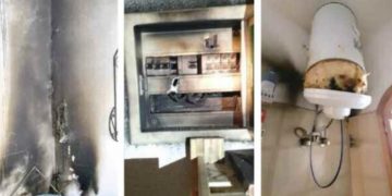 Κεραυνός ξήλωσε την σκεπή και ανατίναξε θερμοσίφωνα σε χωριό της Λάρισας