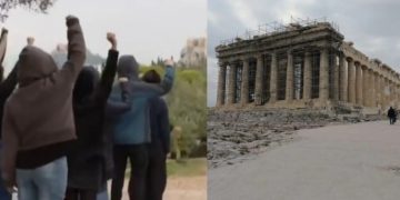 Ξ3παρθενών: Γκέι ζευγάρι κάνει σ3ξ στην Ακρόπολη – Σάλος με την ταινία μικρού μήκους που κυκλοφόρησε[video]