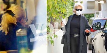 Alldaynews.gr Ελένη Μενεγάκη: Μαυροφορεμένη στην Κηφισιά-Πού πήγε και με ποιον συναντήθηκε