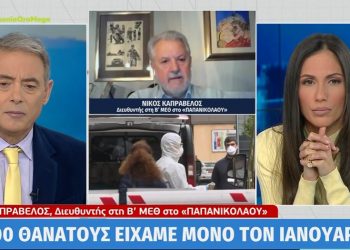 Καπραβέλος: Δεν μπορούμε να θρηνούμε 7.500 νεκρούς σε ένα τρίμηνο – Να επεκταθεί η υποχρεώτικοτητα των εμβολιασμών