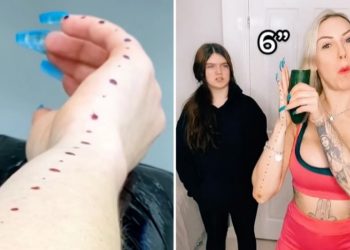 Βρετανίδα έκανε τατουάζ… χάρακα για να μετράει το μέγεθος των συντρόφων της![photos]