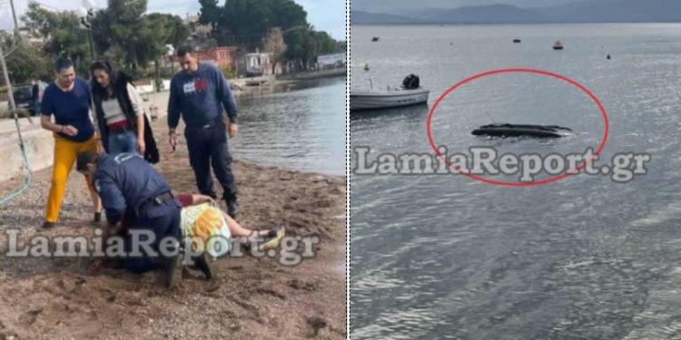 Παραλίγο Τραγωδία: Έπεσε στη θάλασσα με το αυτοκίνητο[video][photos]