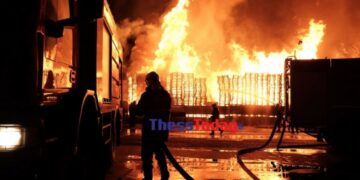 Θεσσαλονίκη: Μεγάλη φωτιά στα Διαβατά κοντά σε βενζινάδικο[video]