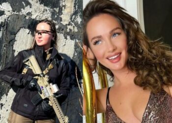 Η πρώην Miss Ουκρανία πέταξε τις γόβες και πήρε τα όπλα[photos]