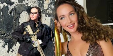 Η πρώην Miss Ουκρανία πέταξε τις γόβες και πήρε τα όπλα[photos]