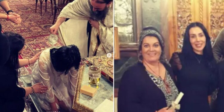 Μαρία Εκμετσίογλου: Βαπτίστηκε Χριστιανή η σύντροφος του γιου της, Πασχάλη Tugje[photos]