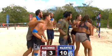 Survivor: Η… εκδίκηση των Μαχητών! Συνέτριψαν τους Διάσημους με σκορ 10-3!
