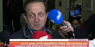 Σπύρος Μπιμπίλας για αρραβώνα Μαυρίκιου: «Δεν χόρτασα στο τραπέζι, μόνο σαλάτες και τυράκια έφαγα»