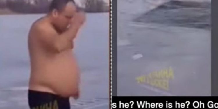 Νέα Tραγωδία με βουτιά σε παγωμένη λίμνη-Η γυναίκα του τραβούσε video και τον παρακαλούσε…