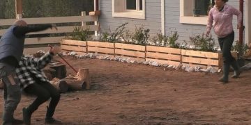 Alldaynews.gr Η Φάρμα: Το έριξαν …έξω με χορούς – Η επική τούμπα (video)