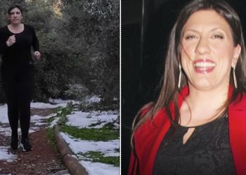 Η Ζωή Κωνσταντοπούλου ”Δεν Μασάει”-Στο… τρέξιμο βρέξει – χιονίσει![photo]