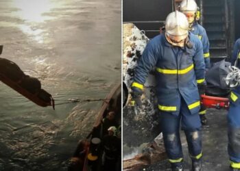 Τραγικές εικόνες:  Η στιγμή της ανάσυρσης του Έλληνα απανθρακωμένου από το πλοίο Euroferry Olympia[photos][video]