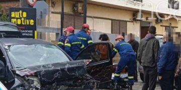 Σοκαριστικό τροχαίο στο Ηράκλειο: Απεγκλωβίστηκε ο οδηγός[photos]