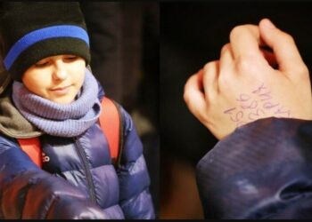 11χρονος ήρωας πέρασε μόνος του τα σύνορα της Ουκρανίας έχοντας γραμμένο στο χέρι του έναν αριθμό τηλεφώνου