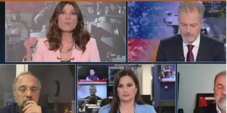 Alldaynews.gr Καβγάς στον «αέρα» του OPEN για τους βομβαρδισμούς στην Ουκρανία