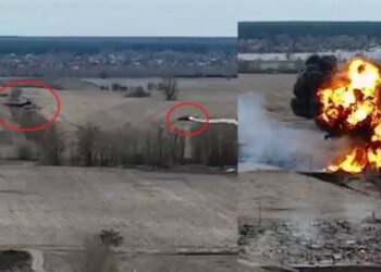 Alldaynews.gr Ουκρανία: Κόβουν την ανάσα πλάνα από κατάρριψη ρωσικού ελικοπτέρου – Καρέ καρέ η συντριβή!