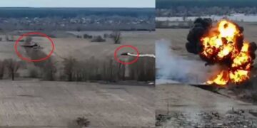 Alldaynews.gr Ουκρανία: Κόβουν την ανάσα πλάνα από κατάρριψη ρωσικού ελικοπτέρου – Καρέ καρέ η συντριβή!