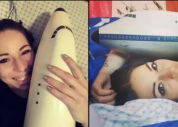 Γυναίκα Ερωτεύτηκε και Έχει Σχέση με Ένα Πλαστικό Αεροπλάνο