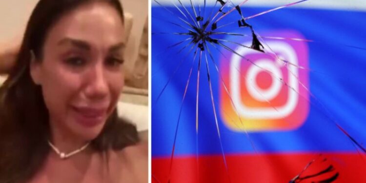 Influencer στη Ρωσία πλαντάζει στο κλάμα γιατί κλείνει το Instagram στη χώρα[video]