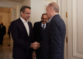 Ολοκληρώθηκε η συνάντηση Μητσοτάκη με Ερντογάν – Δείτε βίντεο με τους διαλόγους των δύο ανδρών