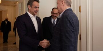 Alldaynews.gr Ολοκληρώθηκε η συνάντηση Μητσοτάκη με Ερντογάν – Δείτε βίντεο με τους διαλόγους των δύο ανδρών