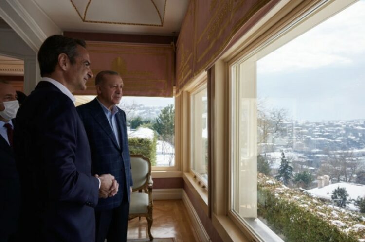 Ολοκληρώθηκε η συνάντηση Μητσοτάκη με Ερντογάν – Δείτε βίντεο με τους διαλόγους των δύο ανδρών