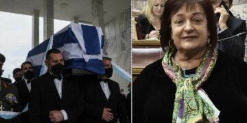 Βαθιά Θλίψη στην κηδεία της Μαριέττα Γιαννάκου-Τον επικήδειο λόγο θα εκφωνήσει ο Κυριάκος Μητσοτάκης[video]