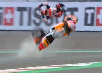 Moto GP: Τρομακτικό ατύχημα ο Marquez – Εκτός αγώνα με διάσειση ο Ισπανός[video]