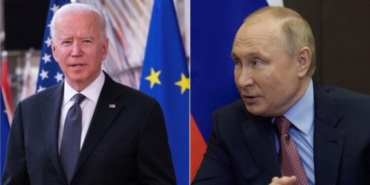 Μπάιντεν Πούτιν Biden Putin