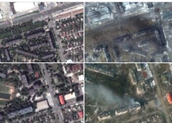 Ουκρανία: Ισοπεδώνεται η Μαριούπολη – Εικόνες από ψηλά (φωτο)