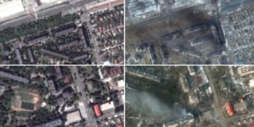 Ουκρανία: Ισοπεδώνεται η Μαριούπολη – Εικόνες από ψηλά (φωτο)