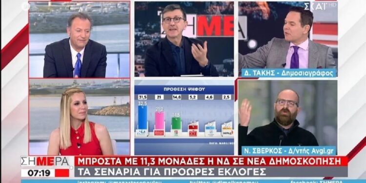 Νέος χαμός με Πορτοσάλτε και Σβέρκο στον ΣΚΑΪ: «Φασιστικό; Εσύ ήσουν στα συλλαλητήρια» (vid)