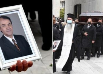 Κηδεία Τσοβόλα: Συντετριμμένοι συγγενείς και φίλοι στο τελευταίο αντίο[photos]