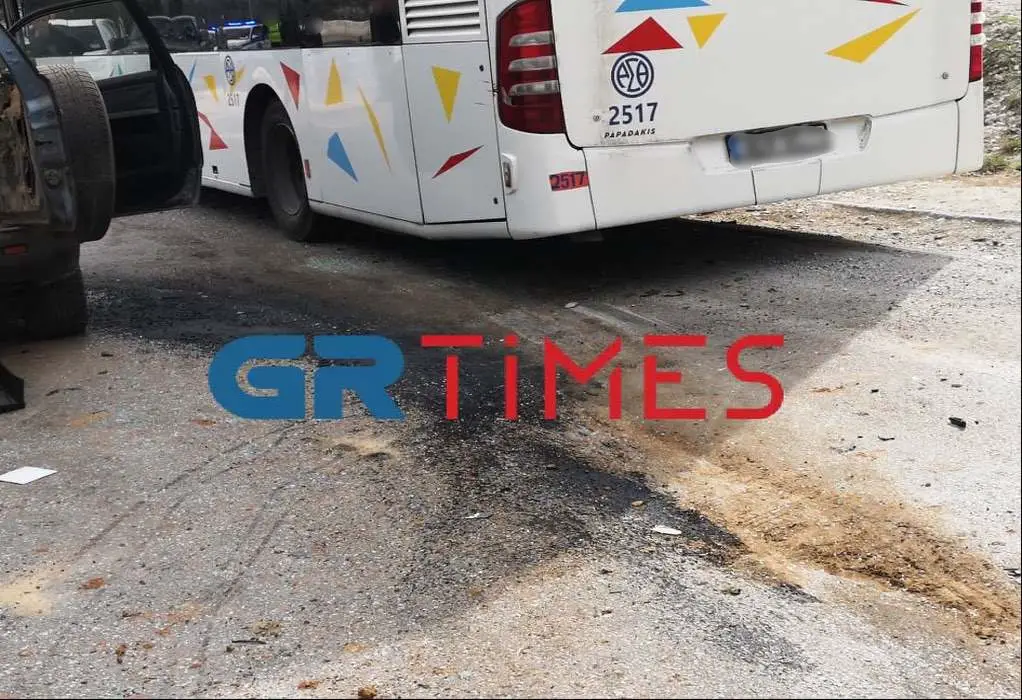 Θεσσαλονίκη: Σύγκρουση ΙΧ με λεωφορείο-Ένας Νεκρός και 3 Τραυματίες (φωτο, video)