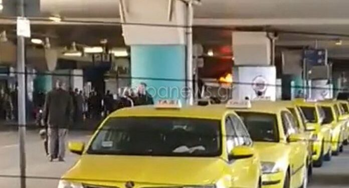 Alldaynews.gr Πανικός στο αεροδρόμιο «Ελευθέριος Βενιζέλος» – Πήρε φωτιά λεωφορείο του ΟΑΣΑ (video)