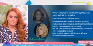 Η ανατριχιαστική φράση της Ρούλας Πισπιρίγκου:”Ο Μάνος ορκίστηκε στα κόκκαλα των παιδιών μας ότι δεν έχει άλλη σχέση”