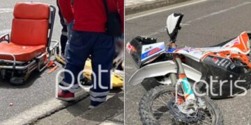 Τραγωδία Πριν Λίγο:  Νεκρός νεαρός μοτοσικλετιστής[Σκληρή Εικόνα]