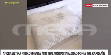 Alldaynews.gr Δολοφονία Καρολάιν: Με αυτό το μαξιλάρι την έπνιγε για 6 λεπτά ο Αναγνωστόπουλος-Σοκαριστικά Ντοκουμέντα